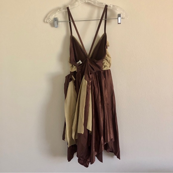 NWT Vintage Curtain Call “I Will Remember You” Brown and Tan Dance Costume Dress - Picture 4 of 10